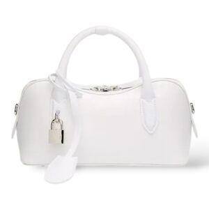 $1350 STELLA MCCARTNEY Stella Ryder Small Crossbody Bag Detachable Strap White